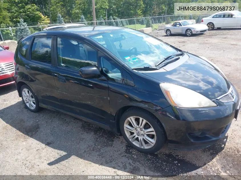 2009 Honda Fit Sport VIN: JHMGE88479S068737 Lot: 40038448