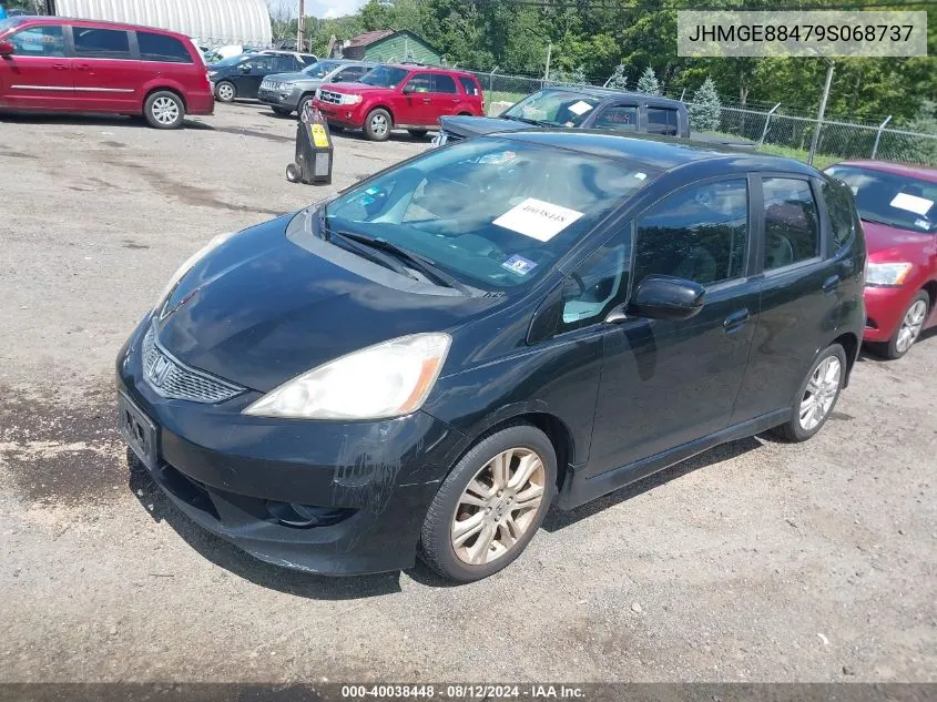 2009 Honda Fit Sport VIN: JHMGE88479S068737 Lot: 40038448