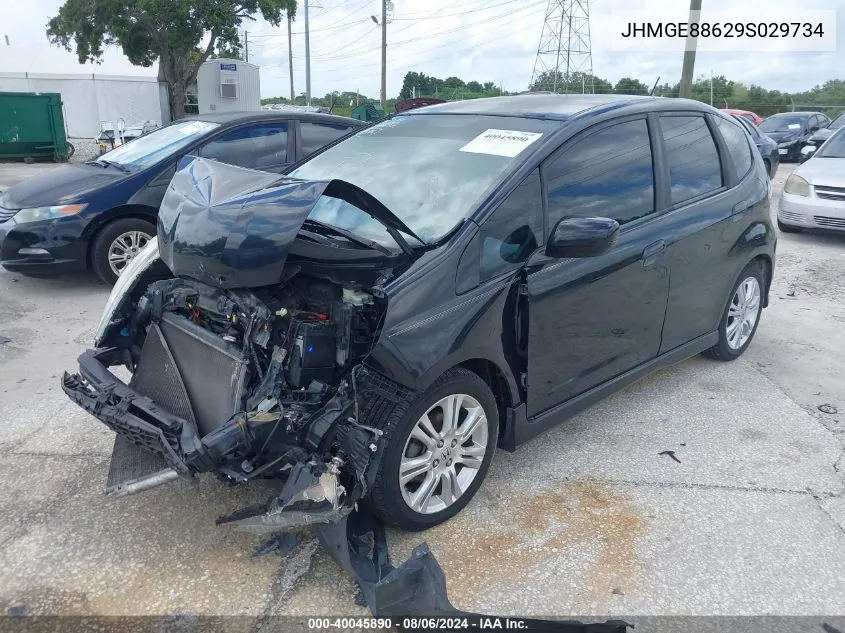 2009 Honda Fit Sport VIN: JHMGE88629S029734 Lot: 40045890