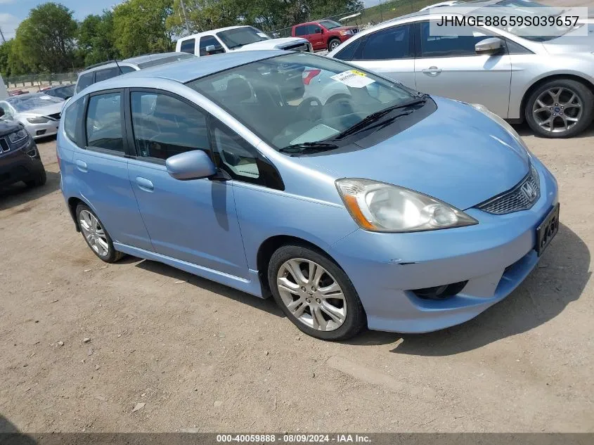 JHMGE88659S039657 2009 Honda Fit Sport