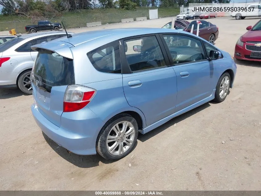 JHMGE88659S039657 2009 Honda Fit Sport