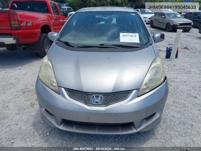 2009 Honda Fit Sport VIN: JHMGE88419S045633 Lot: 40079841