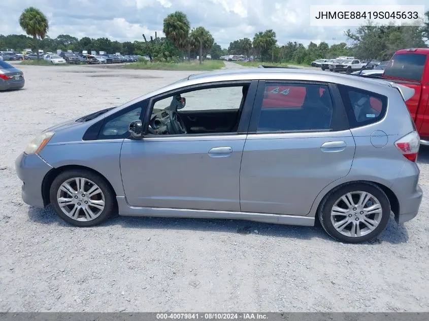 JHMGE88419S045633 2009 Honda Fit Sport