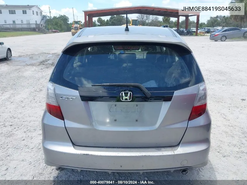 JHMGE88419S045633 2009 Honda Fit Sport