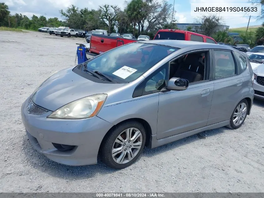 2009 Honda Fit Sport VIN: JHMGE88419S045633 Lot: 40079841