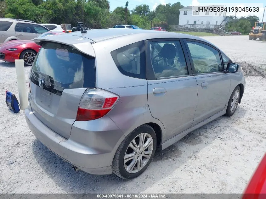 JHMGE88419S045633 2009 Honda Fit Sport