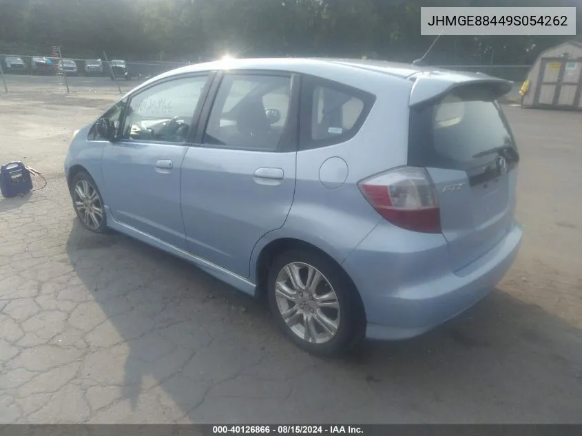 JHMGE88449S054262 2009 Honda Fit Sport