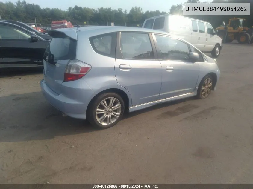 JHMGE88449S054262 2009 Honda Fit Sport