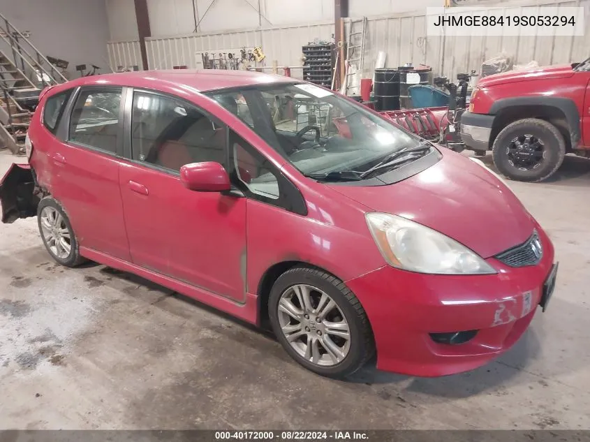 JHMGE88419S053294 2009 Honda Fit Sport