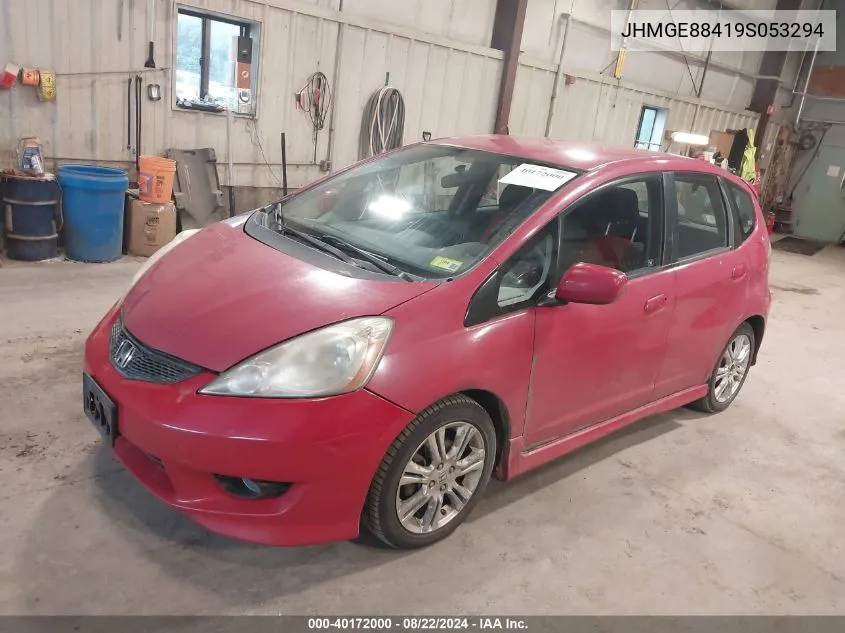 JHMGE88419S053294 2009 Honda Fit Sport