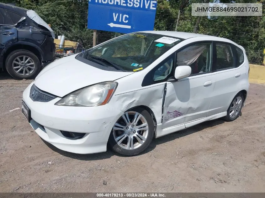 JHMGE88469S021702 2009 Honda Fit Sport