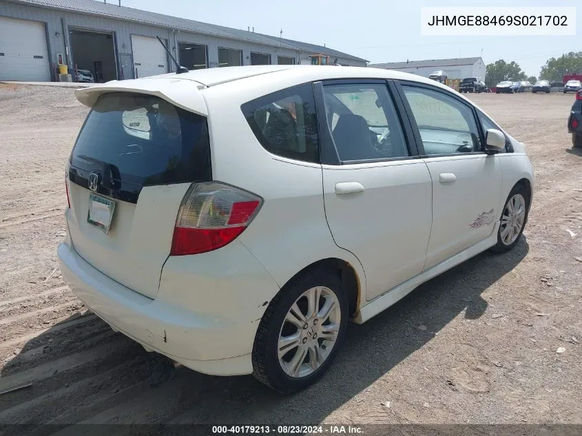 JHMGE88469S021702 2009 Honda Fit Sport