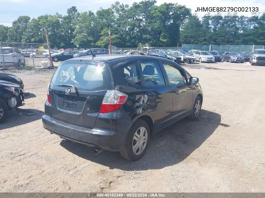 2009 Honda Fit VIN: JHMGE88279C002133 Lot: 40182349