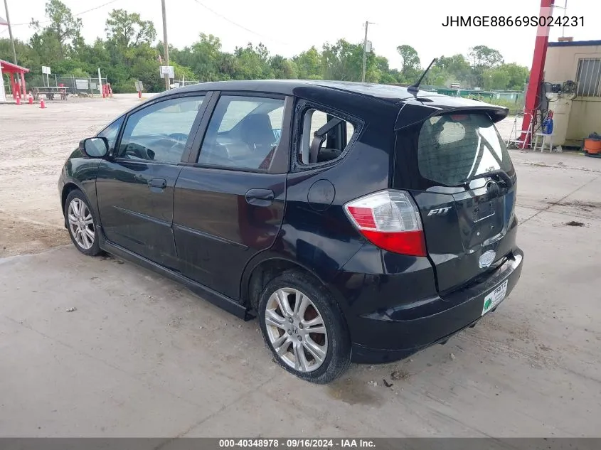 JHMGE88669S024231 2009 Honda Fit Sport