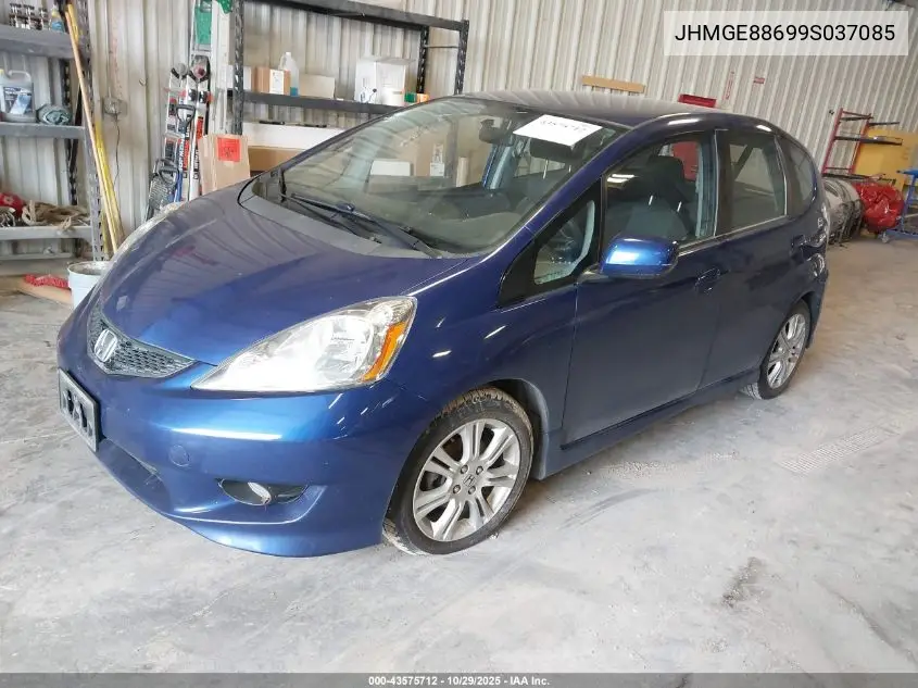 JHMGE88699S037085 2009 Honda Fit Sport