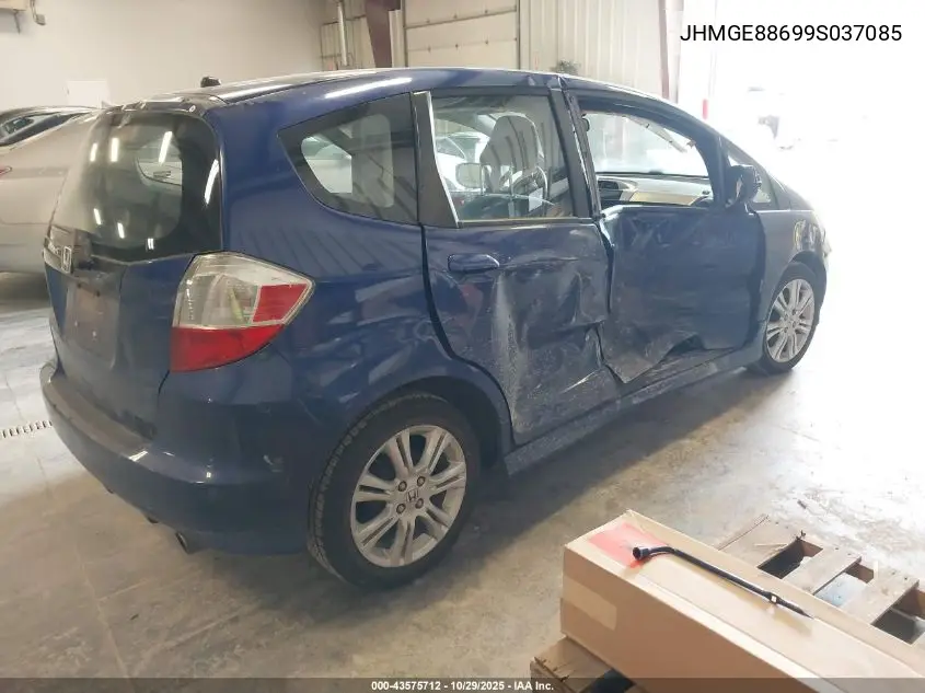 JHMGE88699S037085 2009 Honda Fit Sport