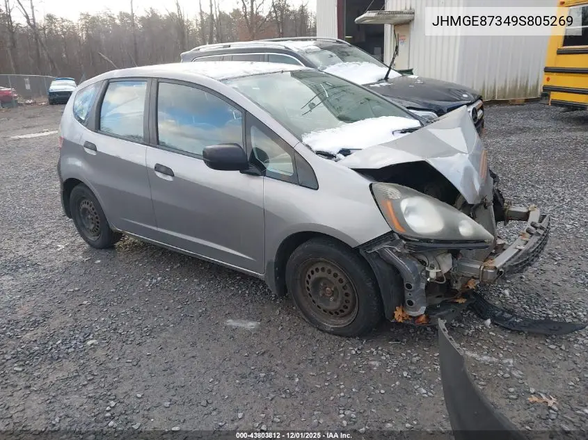 JHMGE87349S805269 2009 Honda Fit Dx-A