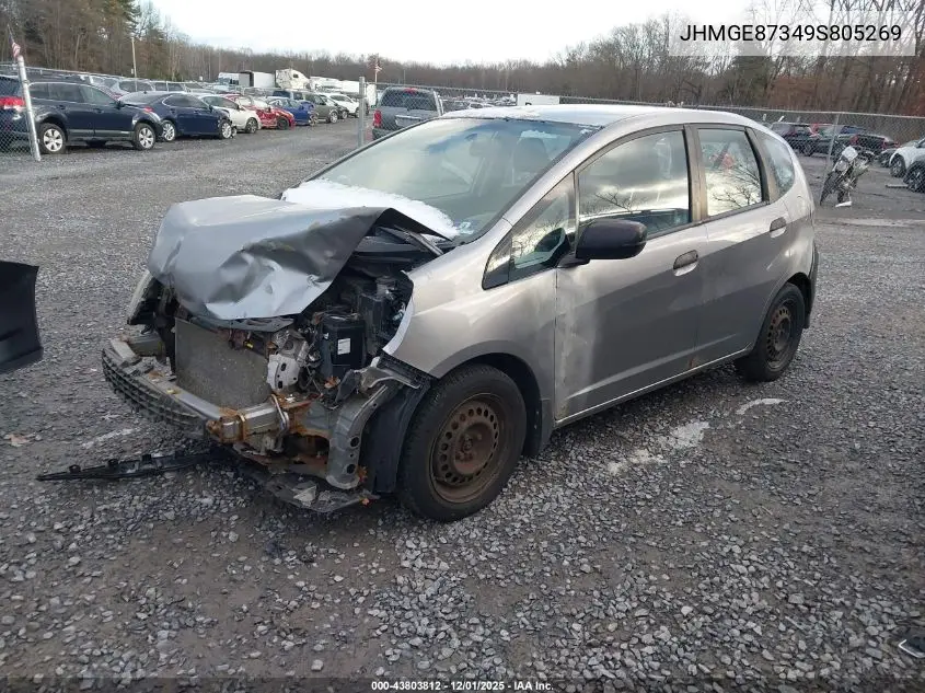 JHMGE87349S805269 2009 Honda Fit Dx-A