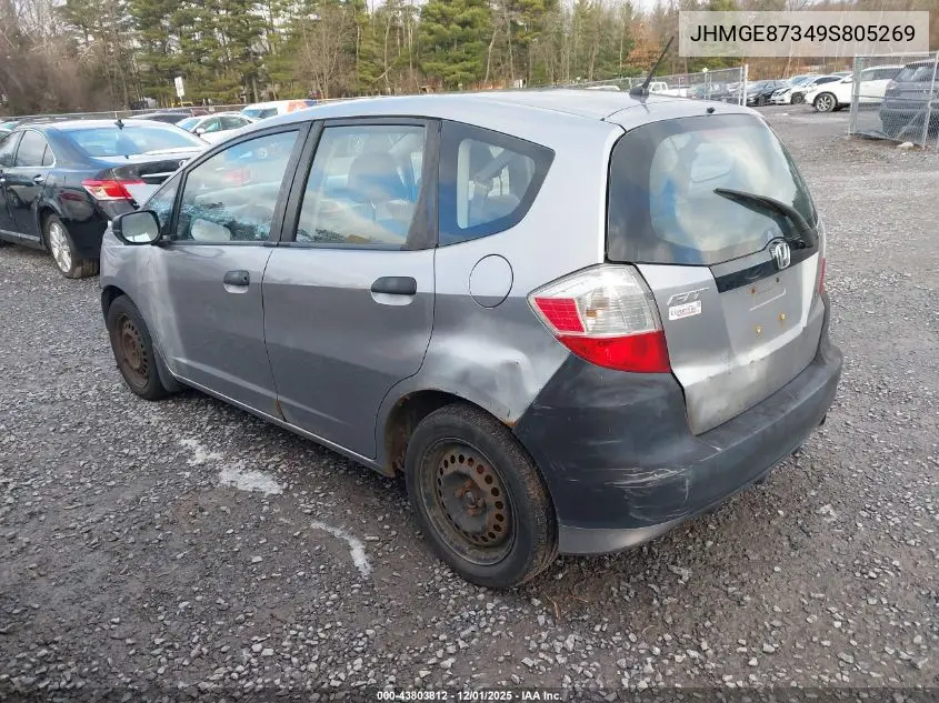 JHMGE87349S805269 2009 Honda Fit Dx-A