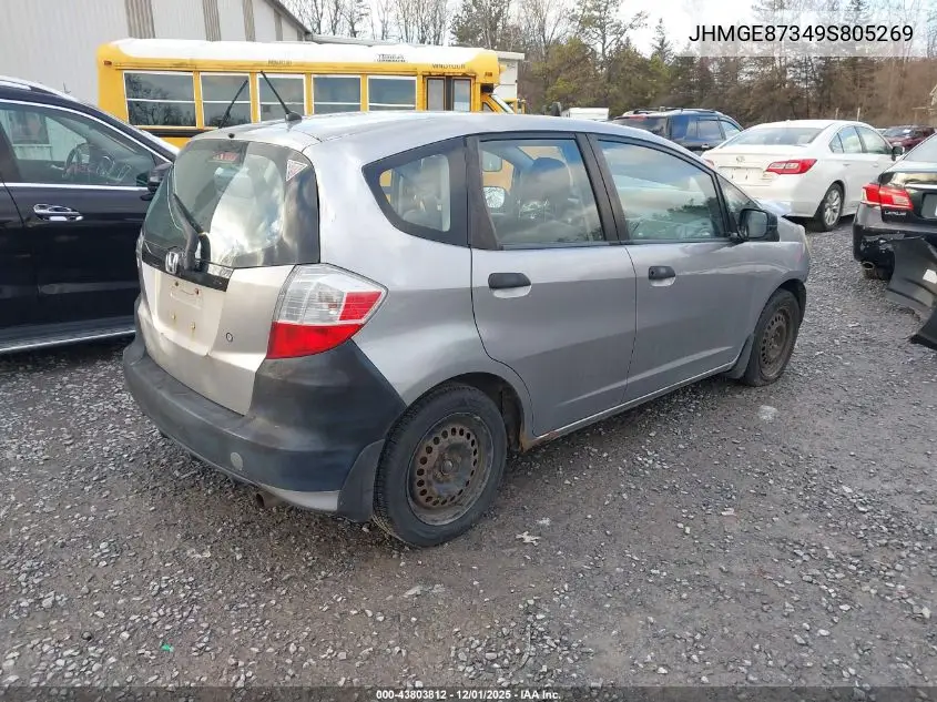 JHMGE87349S805269 2009 Honda Fit Dx-A