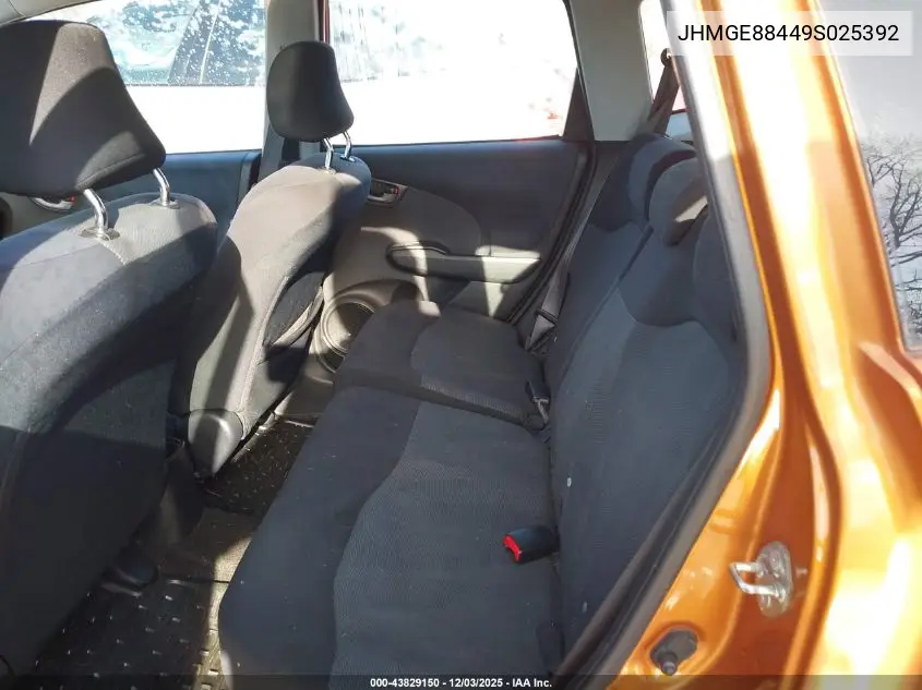 JHMGE88449S025392 2009 Honda Fit Sport