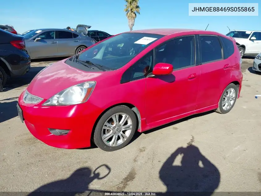 JHMGE88469S055865 2009 Honda Fit Sport
