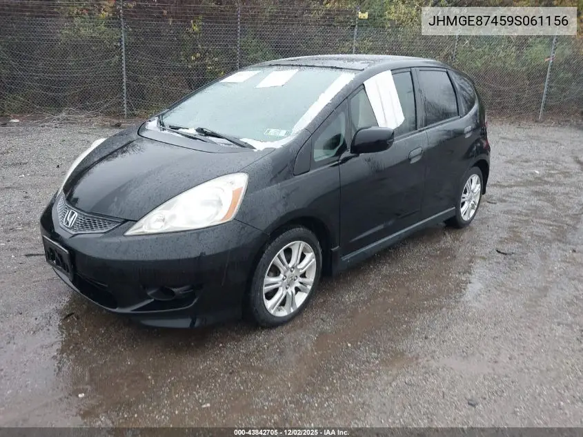 JHMGE87459S061156 2009 Honda Fit Sport