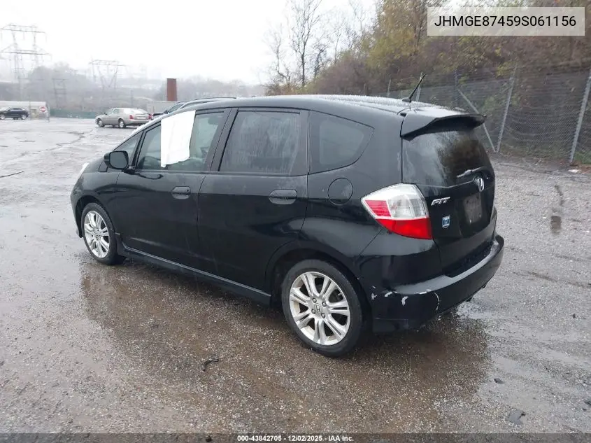 JHMGE87459S061156 2009 Honda Fit Sport