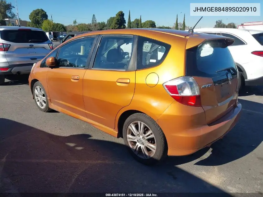 JHMGE88489S020910 2009 Honda Fit Sport