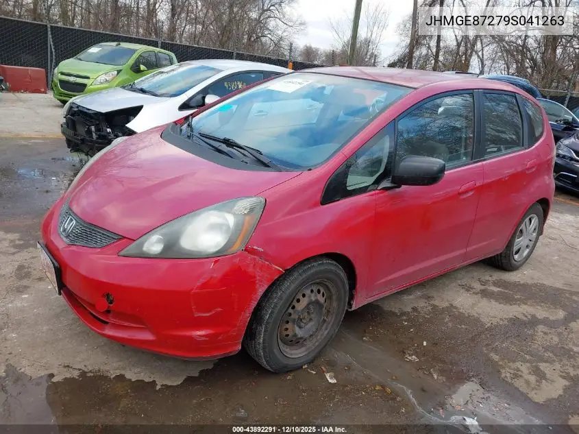 JHMGE87279S041263 2009 Honda Fit