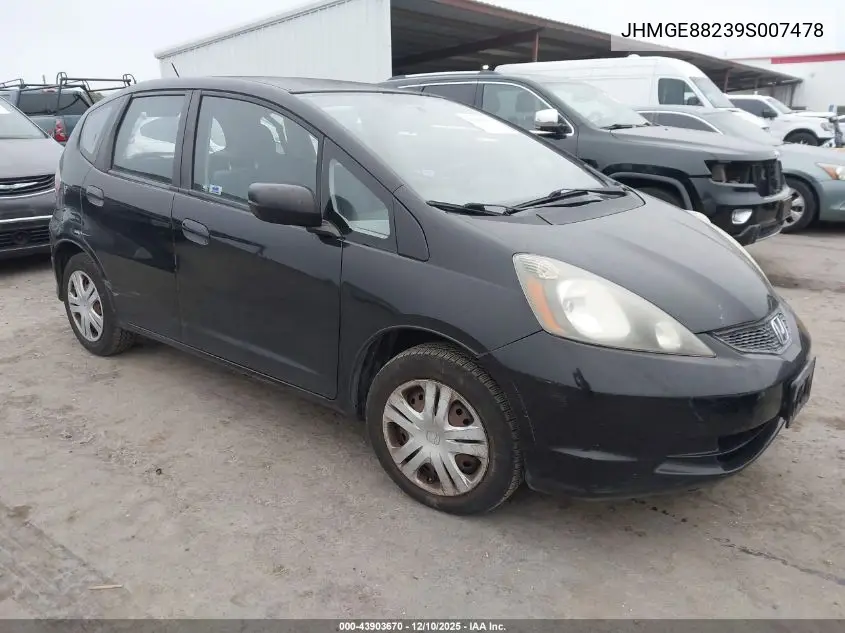 JHMGE88239S007478 2009 Honda Fit