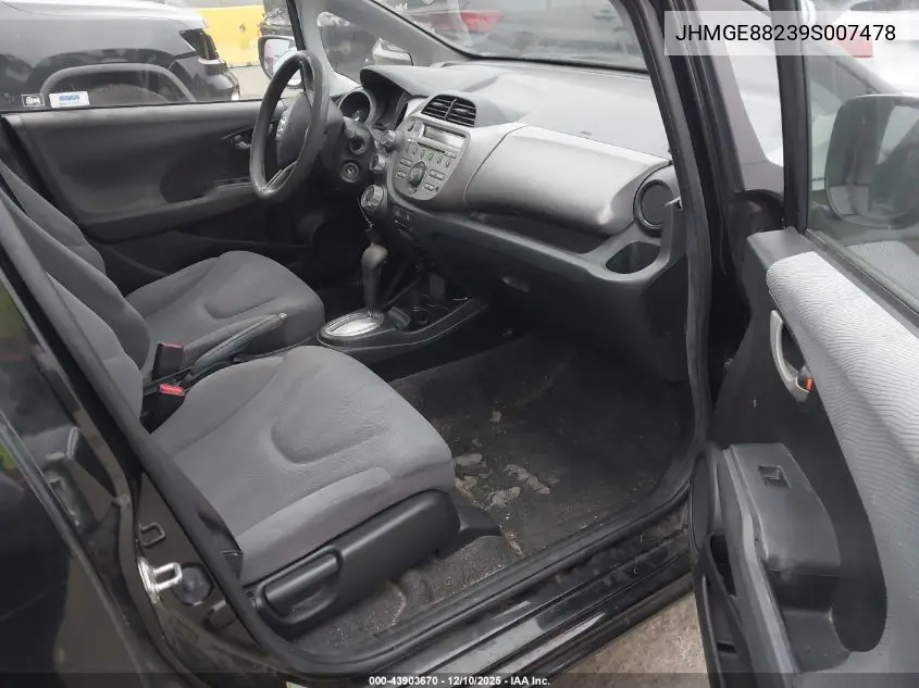 JHMGE88239S007478 2009 Honda Fit