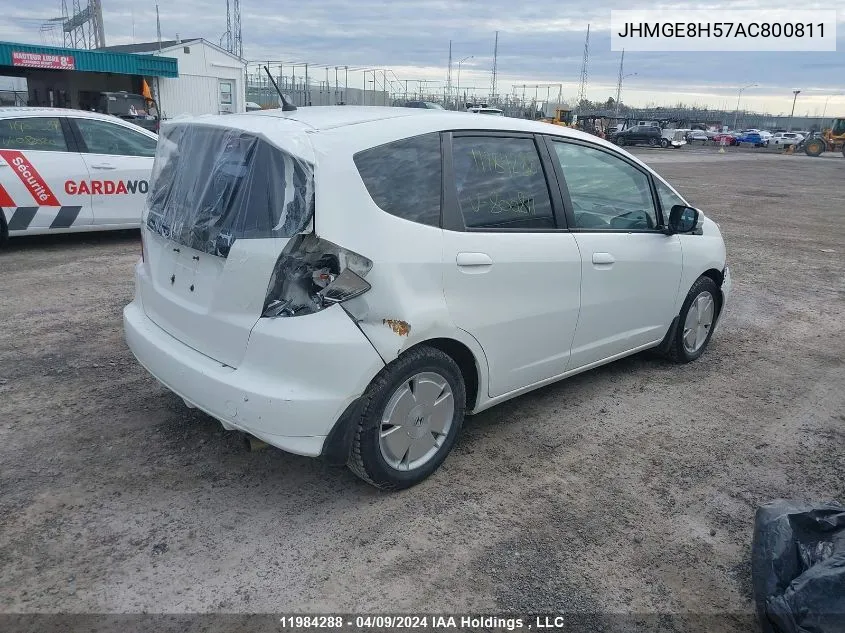 JHMGE8H57AC800811 2010 Honda Fit