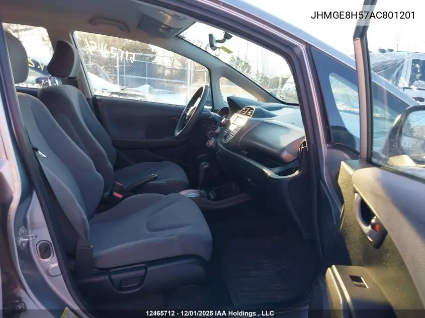 JHMGE8H57AC801201 2010 Honda Fit Lx