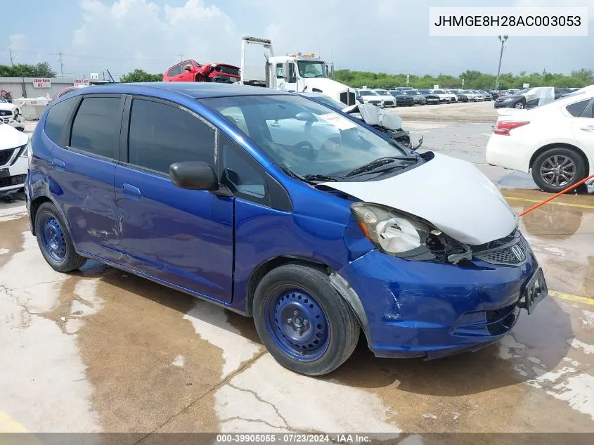 JHMGE8H28AC003053 2010 Honda Fit