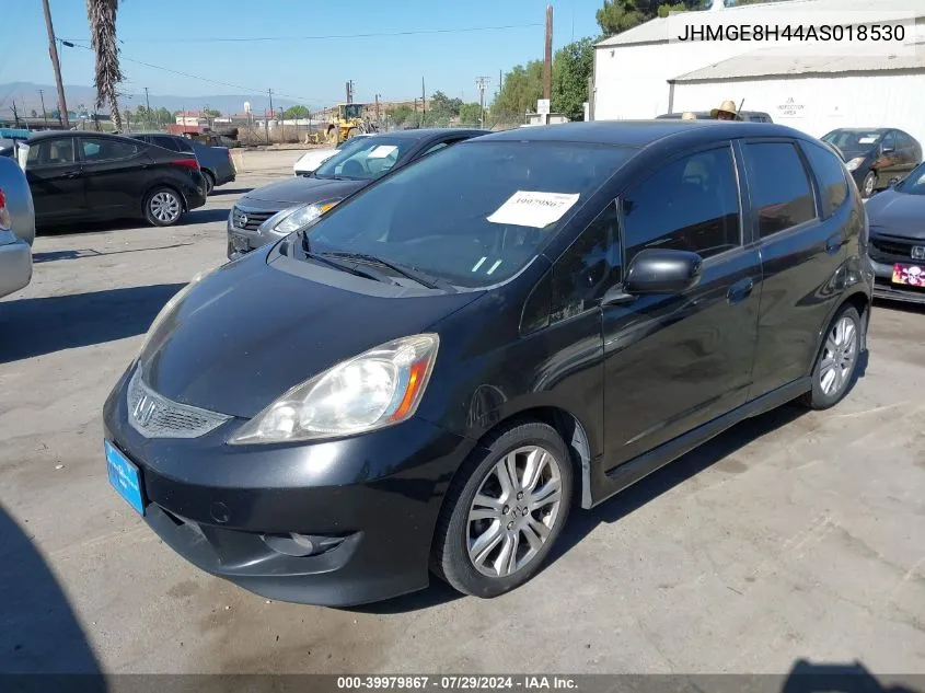 2010 Honda Fit Sport VIN: JHMGE8H44AS018530 Lot: 39979867