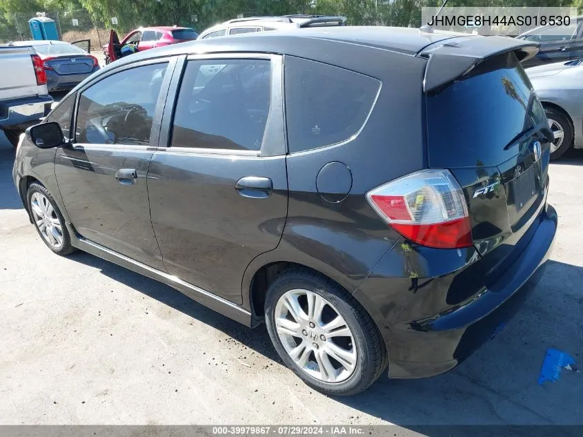 2010 Honda Fit Sport VIN: JHMGE8H44AS018530 Lot: 39979867