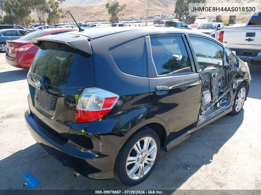 2010 Honda Fit Sport VIN: JHMGE8H44AS018530 Lot: 39979867