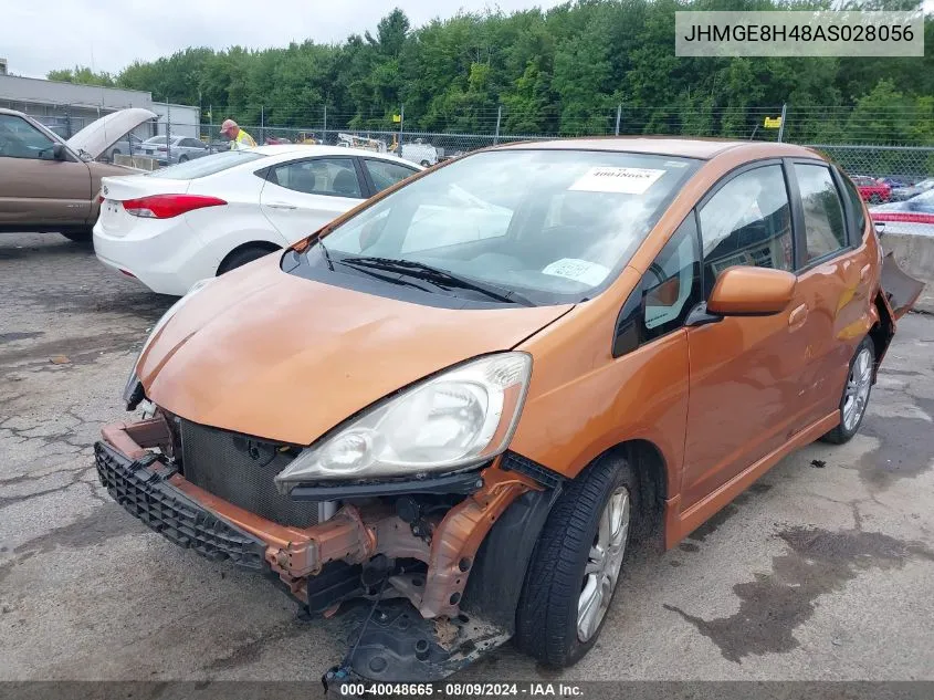 JHMGE8H48AS028056 2010 Honda Fit Sport