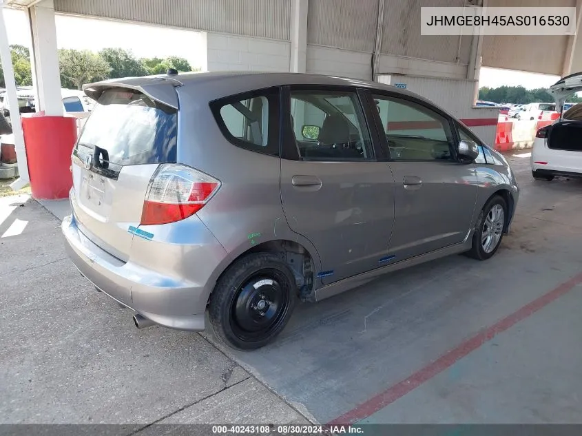 2010 Honda Fit Sport VIN: JHMGE8H45AS016530 Lot: 40243108