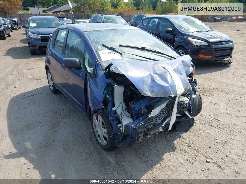 JHMGE8H29AS012009 2010 Honda Fit