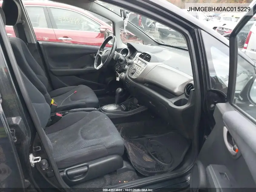 JHMGE8H40AC015229 2010 Honda Fit Sport