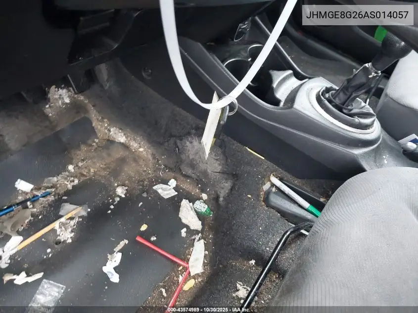 JHMGE8G26AS014057 2010 Honda Fit
