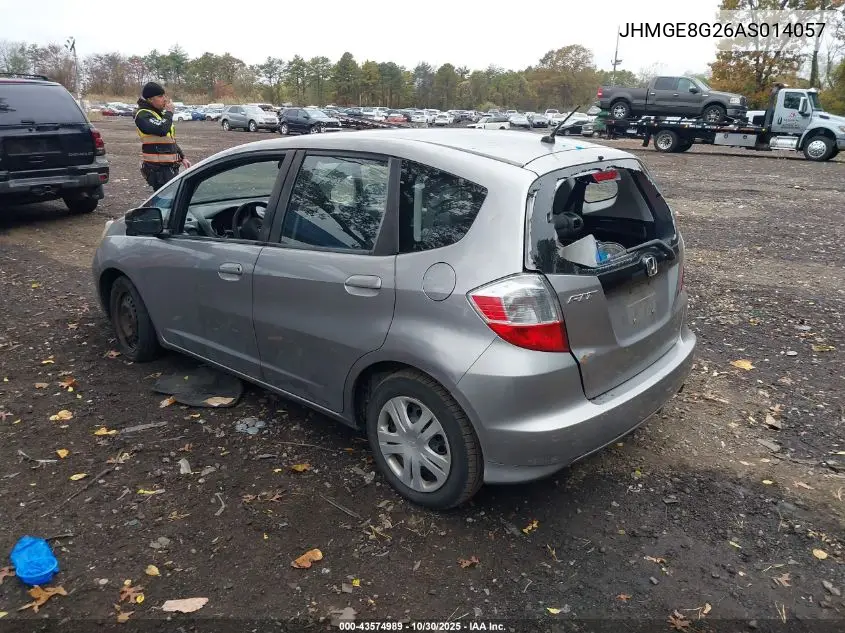 JHMGE8G26AS014057 2010 Honda Fit