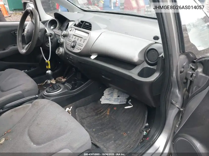 JHMGE8G26AS014057 2010 Honda Fit