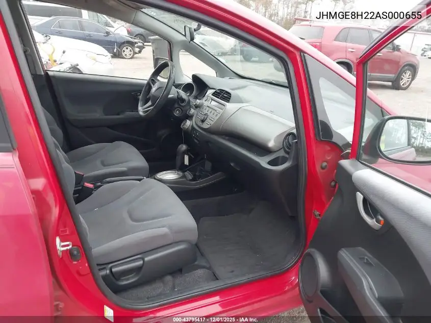 JHMGE8H22AS000655 2010 Honda Fit