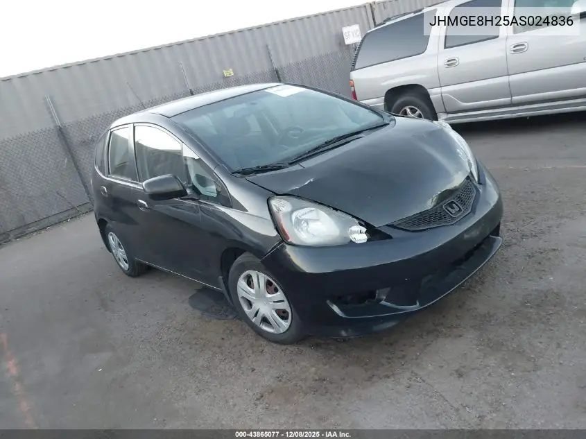 JHMGE8H25AS024836 2010 Honda Fit
