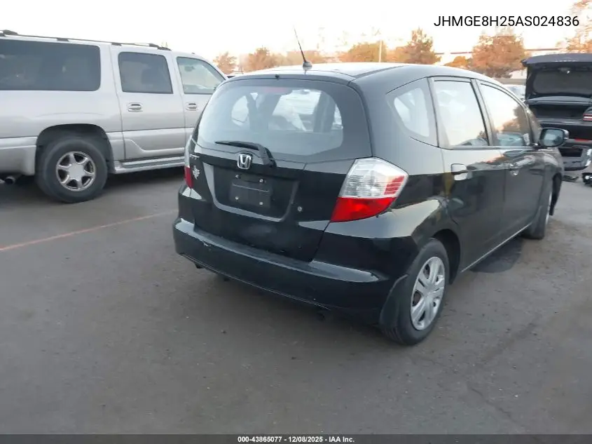 JHMGE8H25AS024836 2010 Honda Fit