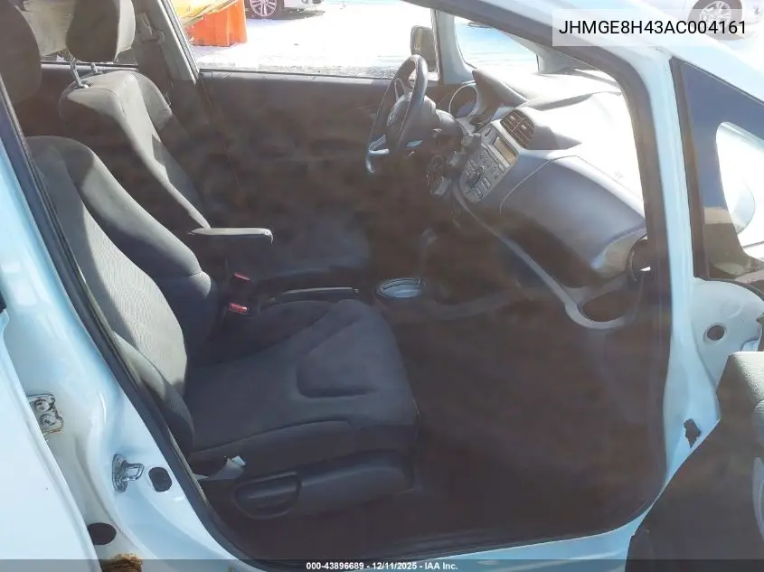 JHMGE8H43AC004161 2010 Honda Fit Sport