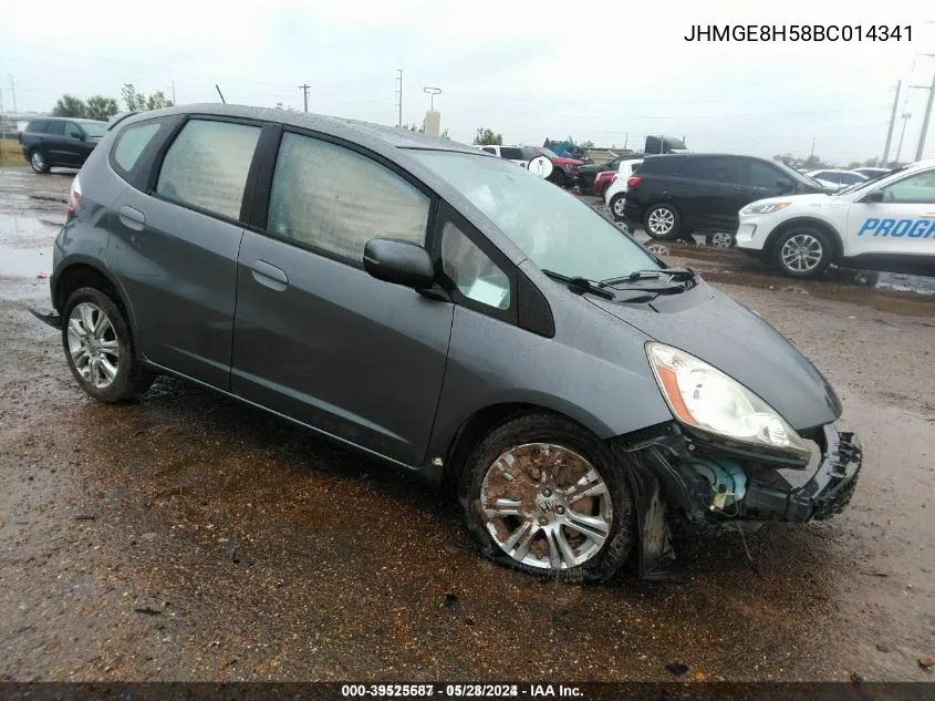 2011 Honda Fit Sport VIN: JHMGE8H58BC014341 Lot: 39525587